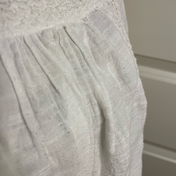 Philosophy White Peasant Top Size Large - Picture 6 of 12